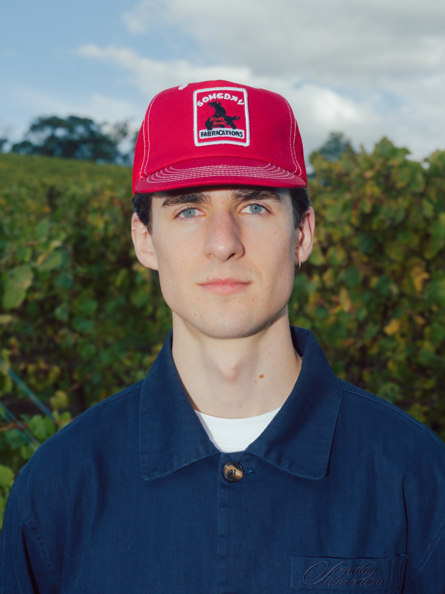 FARMHOUSE TRUCKER CAP | CHERRY RED