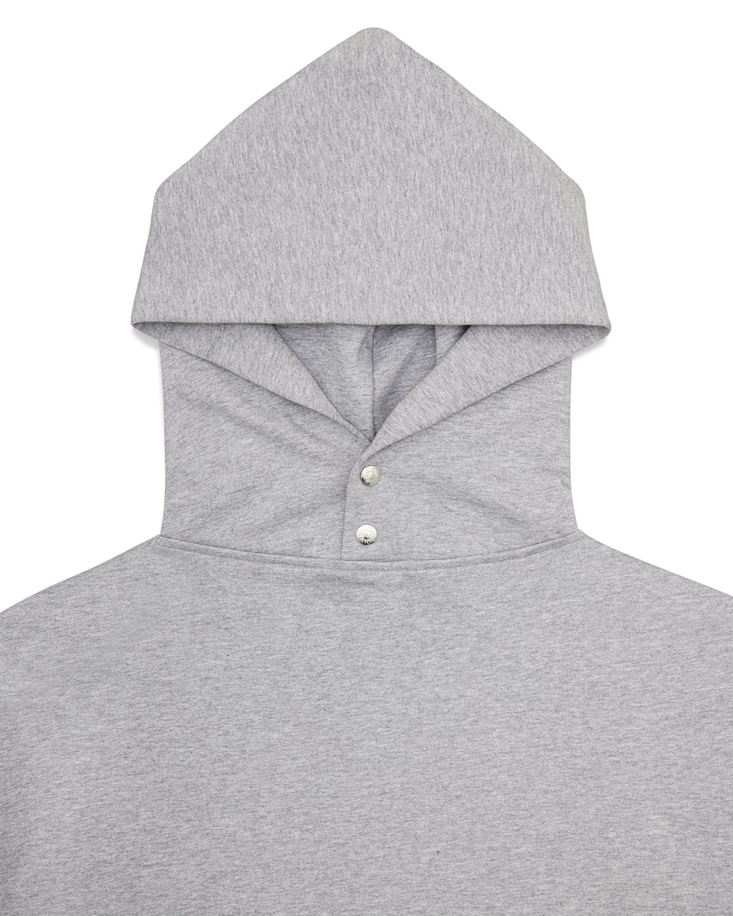 50's SNAP HOODIE | HEATHER GREY