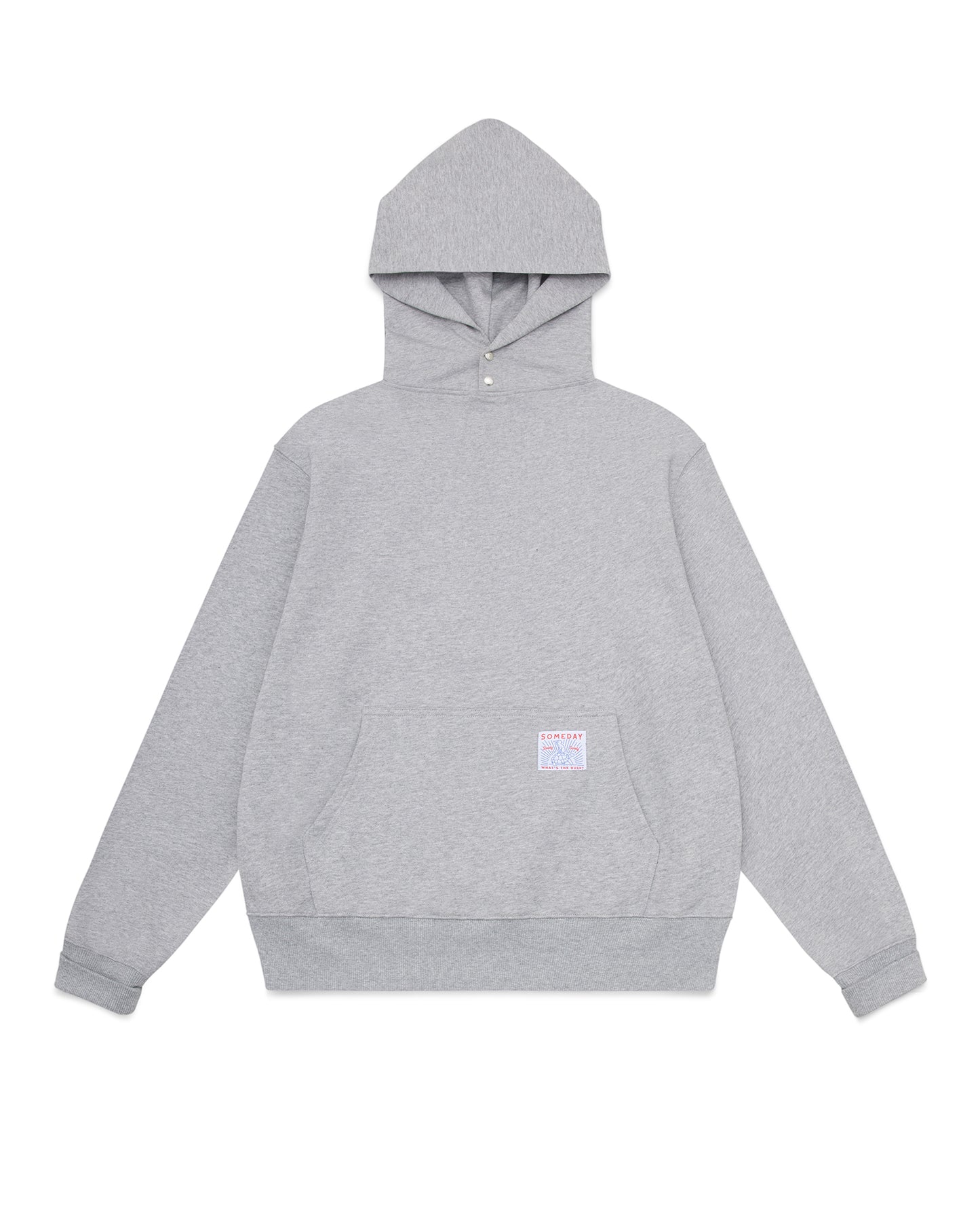 50's SNAP HOODIE | HEATHER GREY
