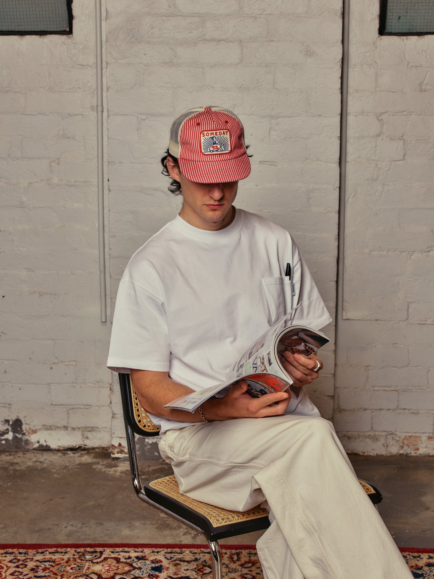 HICKORY TRUCKER CAP | RED