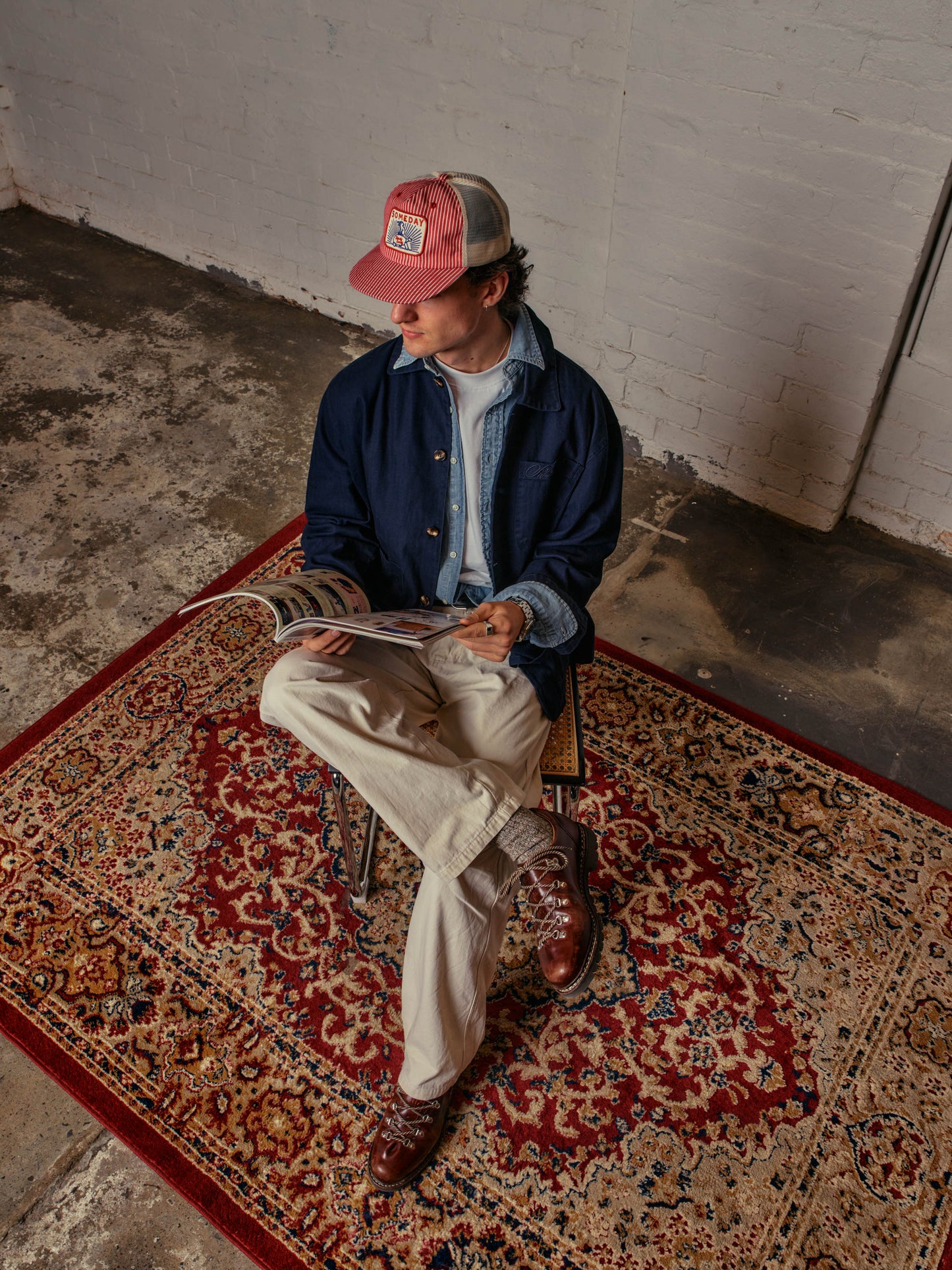 HICKORY TRUCKER CAP | RED