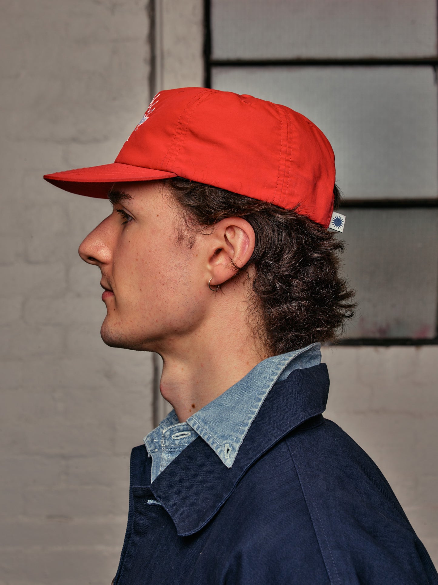 LOGO CAP | RED NYLON