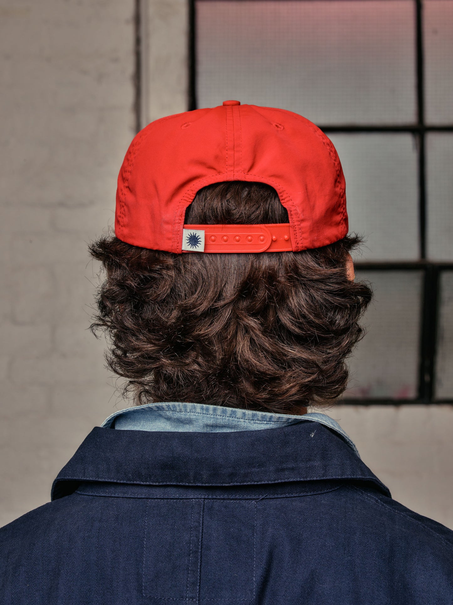 LOGO CAP | RED NYLON