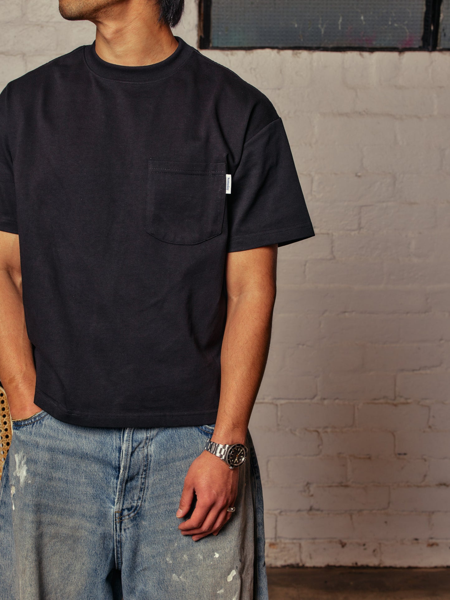 EVERYDAY POCKET TEE | BLACK