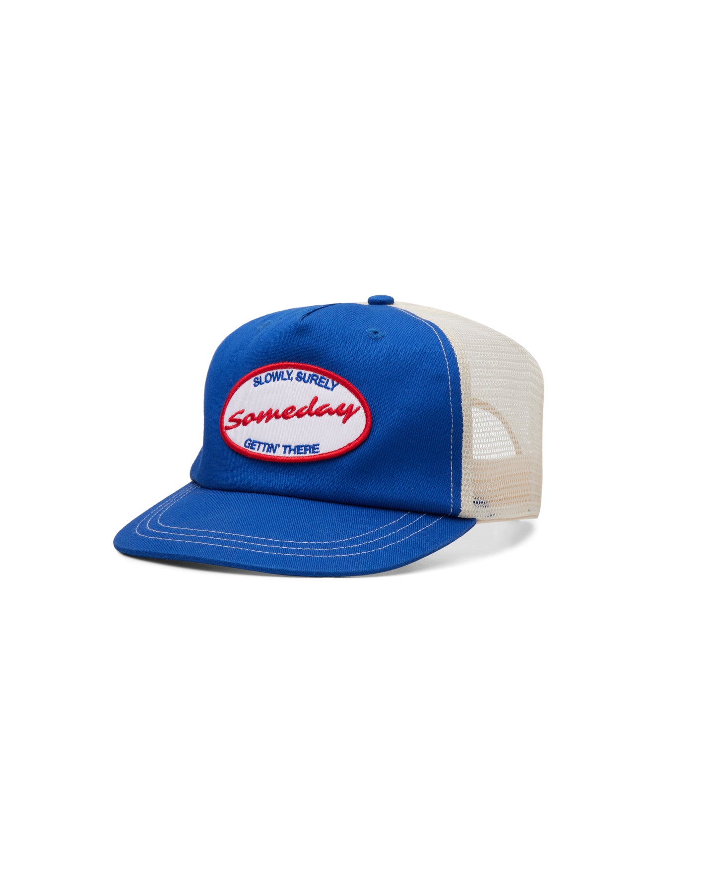 GETTIN' THERE TRUCKER CAP | ROYAL BLUE