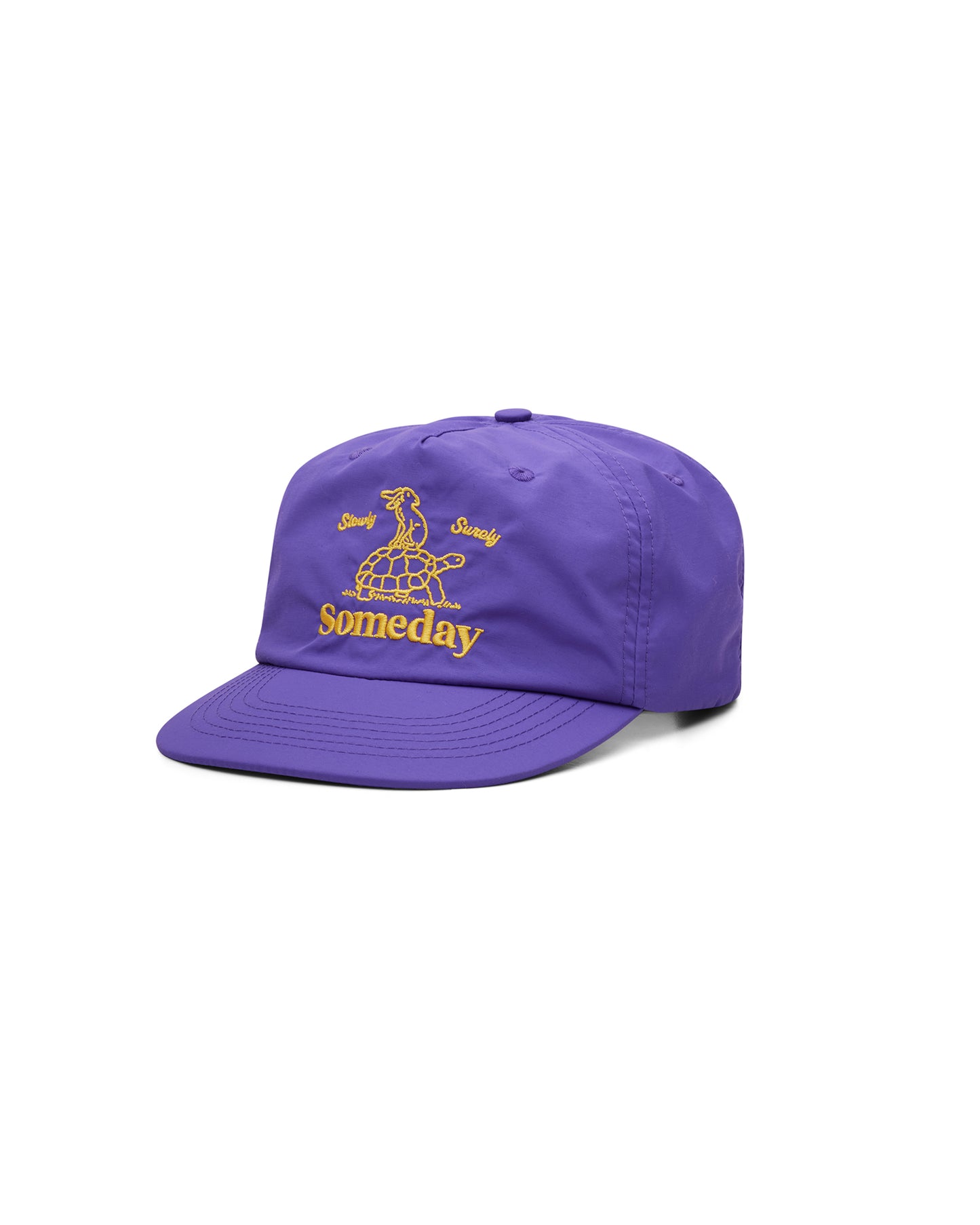 SLOWLY SURELY NYLON CAP | PURPLE