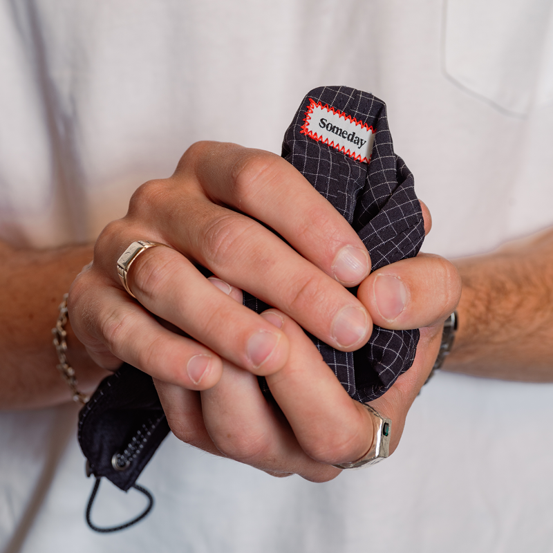 GRID BENDY BRIM | CHECKERED BLACK