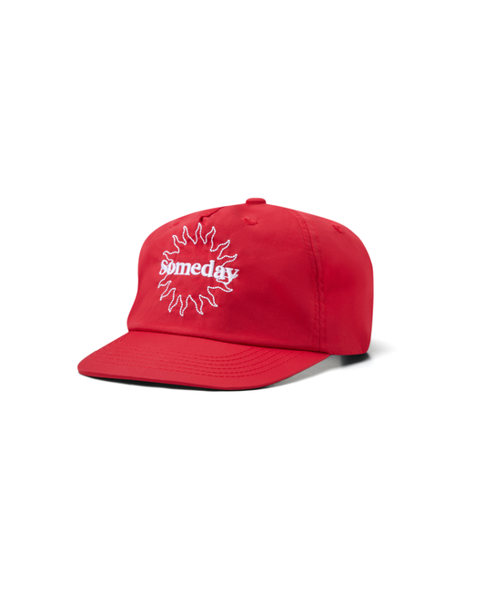 LOGO CAP | RED NYLON