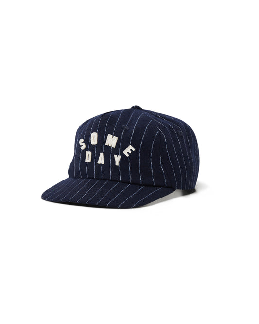 SPELLOUT BALLCAP | PINSTRIPE NAVY