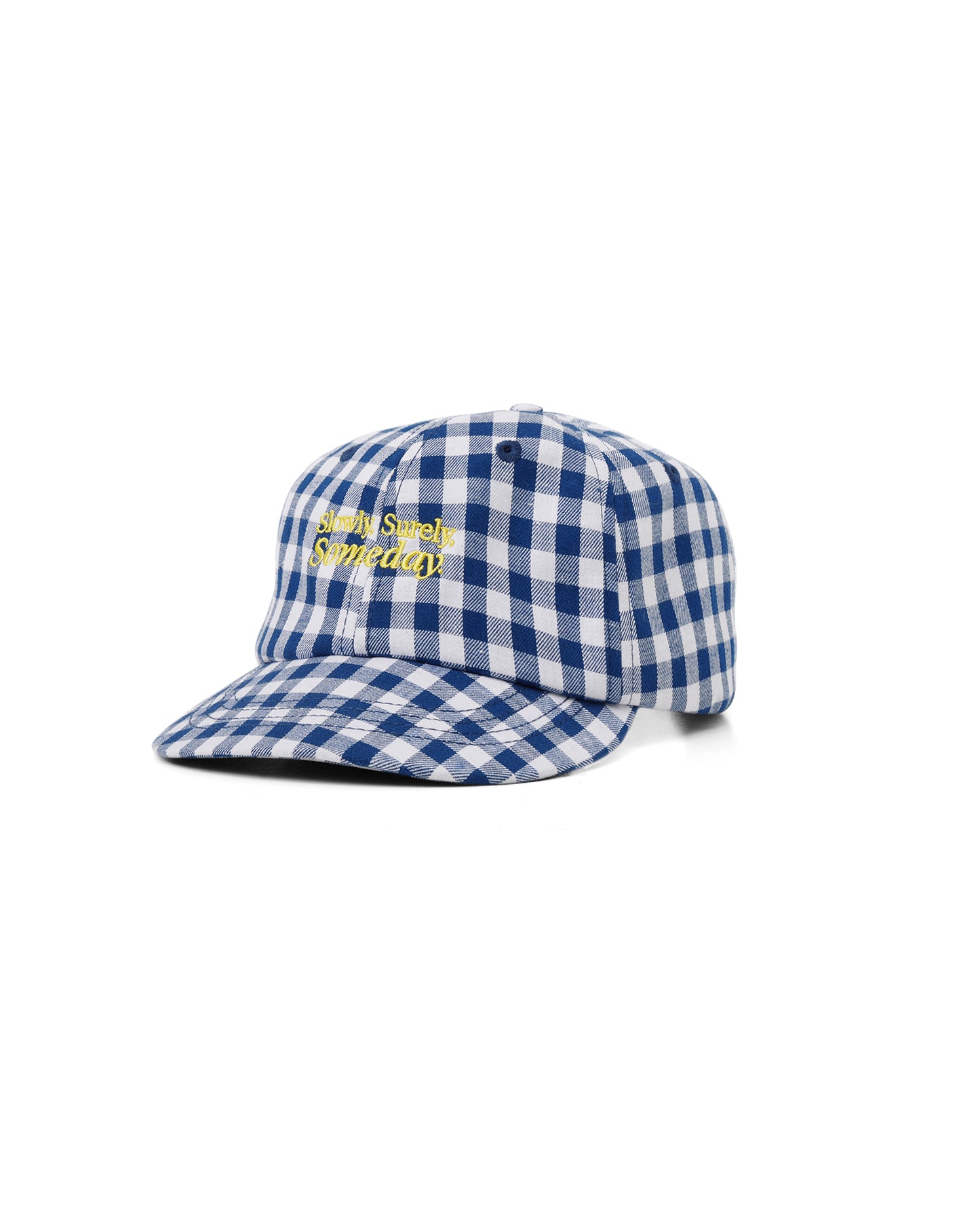 SLOWLY, SURELY BENDY BRIM | GINGHAM BLUE