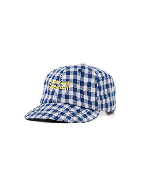 SLOWLY, SURELY BENDY BRIM | GINGHAM BLUE