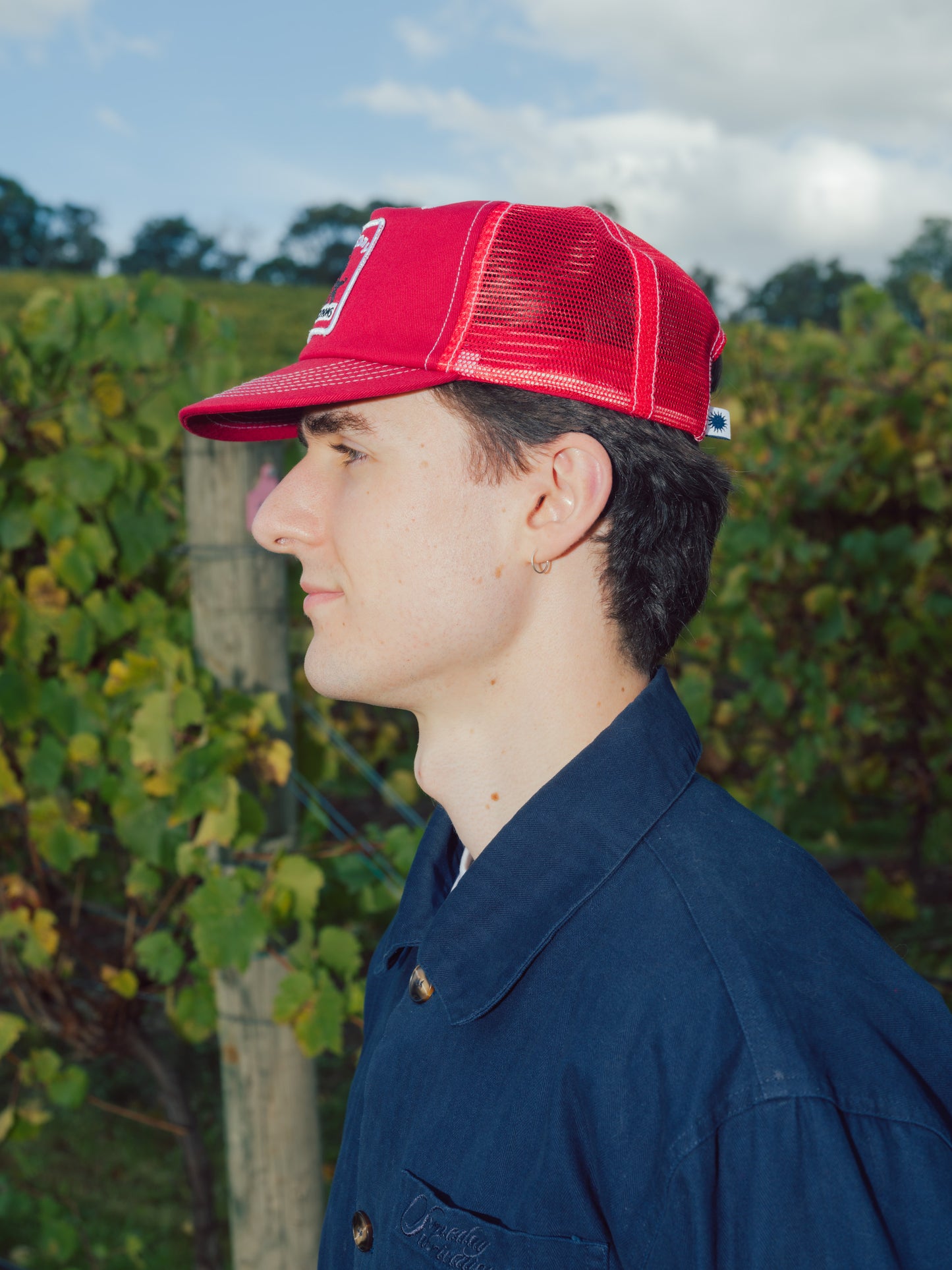 FARMHOUSE TRUCKER CAP | CHERRY RED