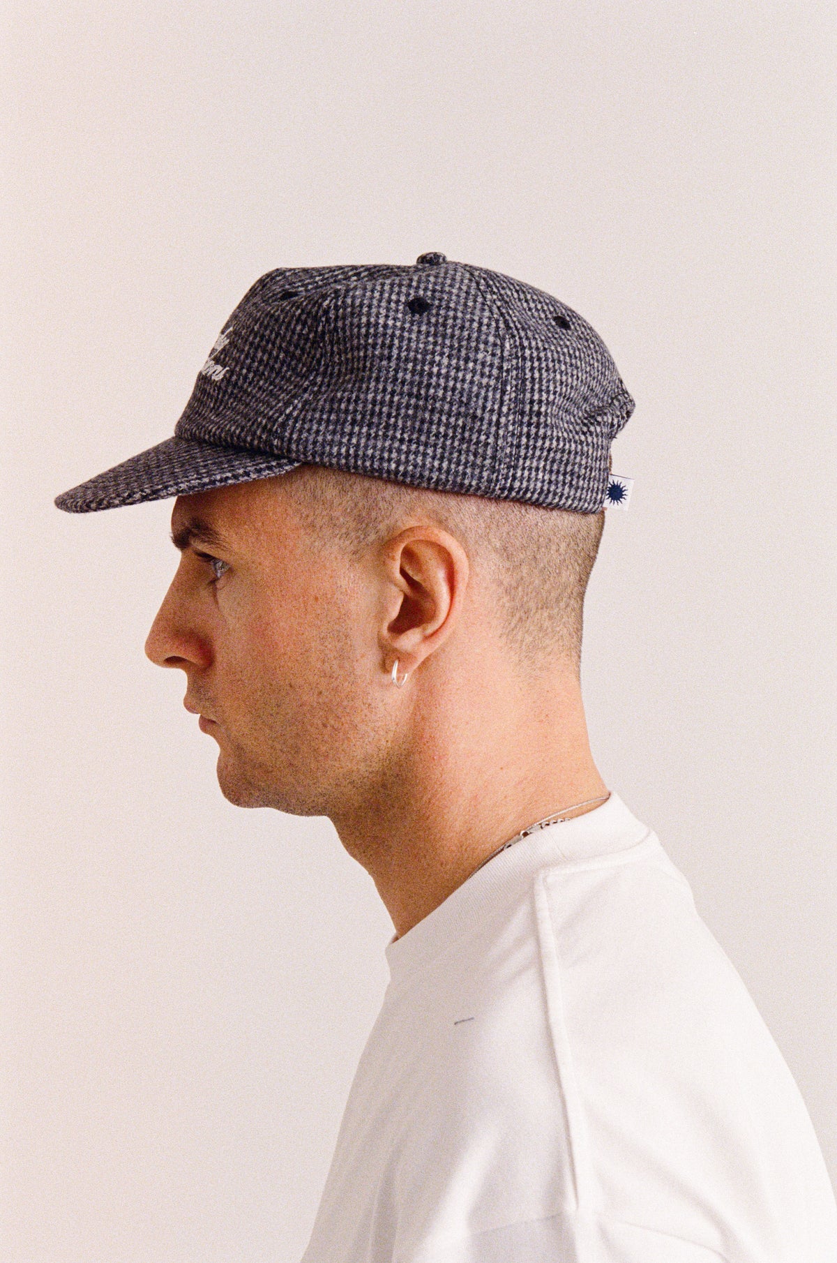 SCRIPT BALLCAP | HOUNDSTOOTH