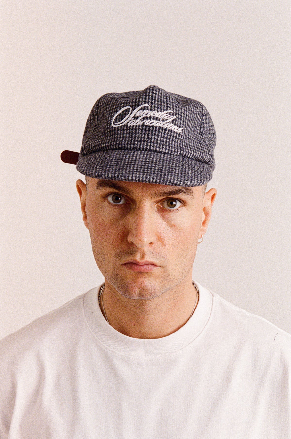 SCRIPT BALLCAP | HOUNDSTOOTH