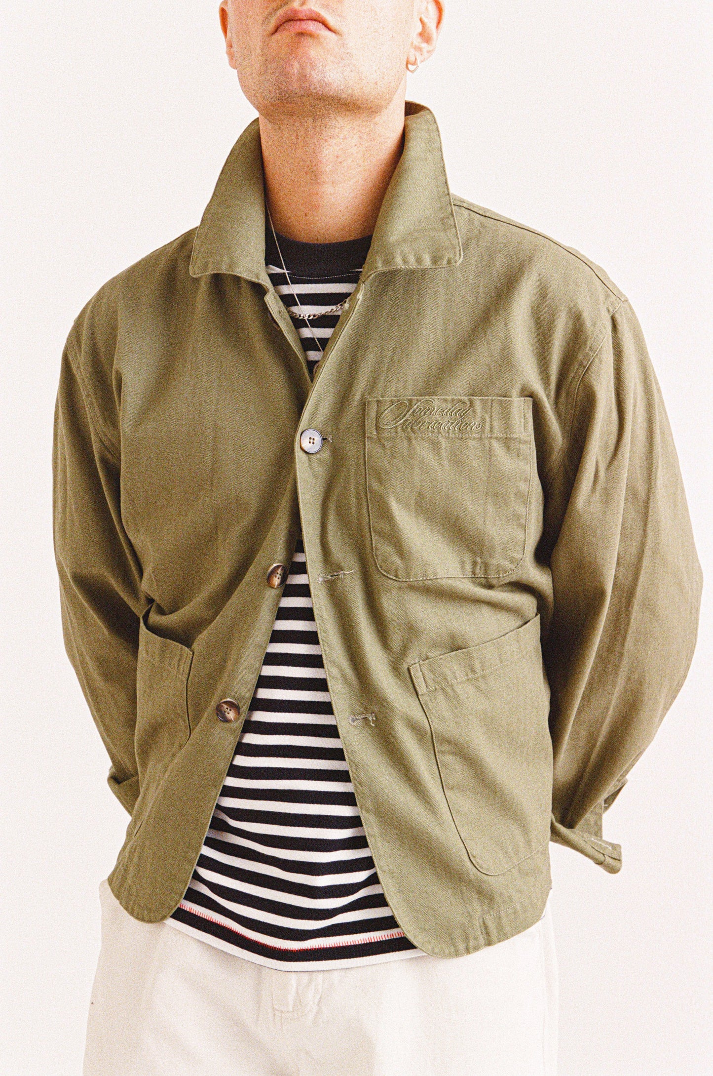 EVERYWEAR CHORE COAT | OLIVE