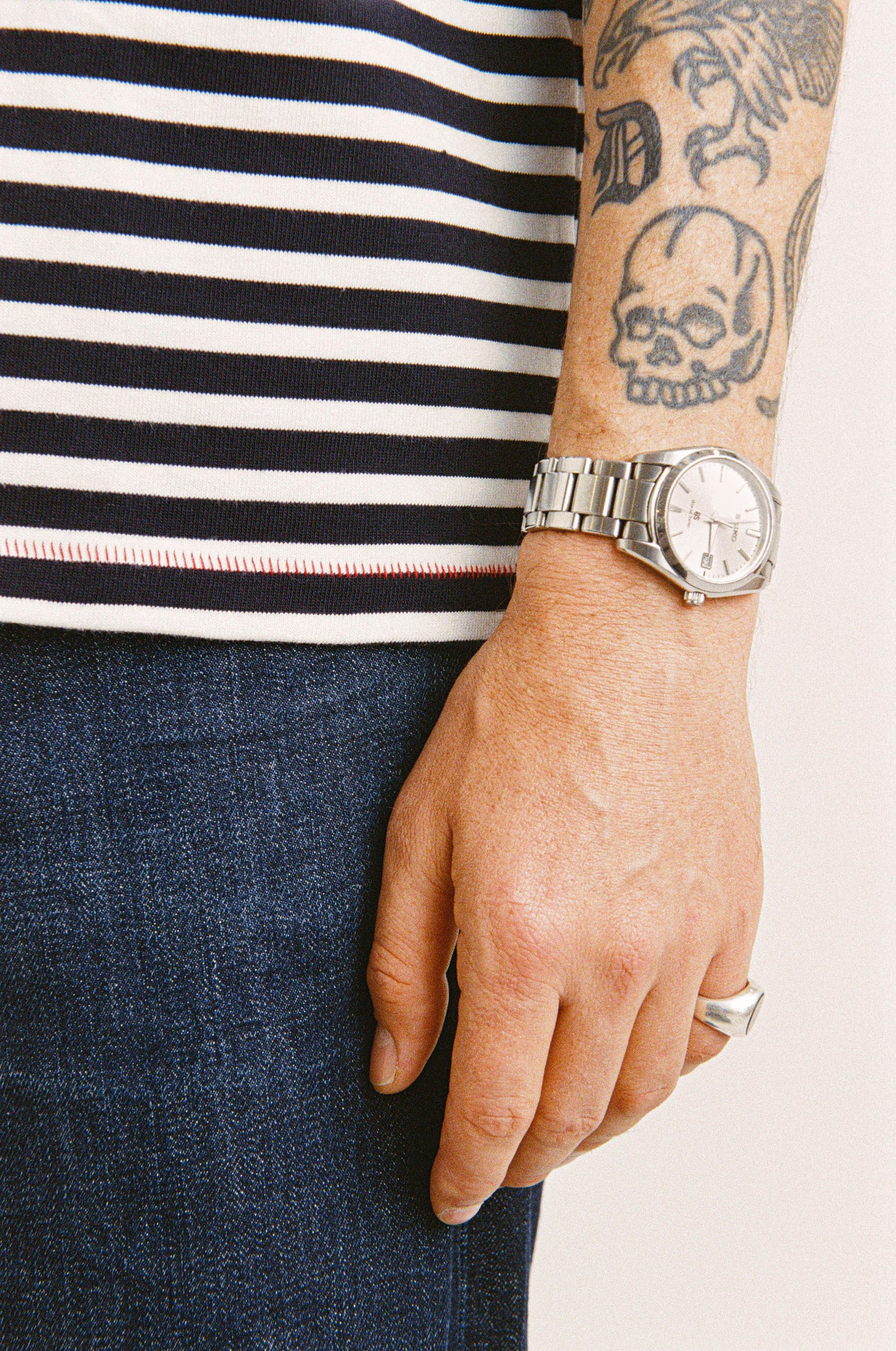 MARINER STRIPED POCKET TEE