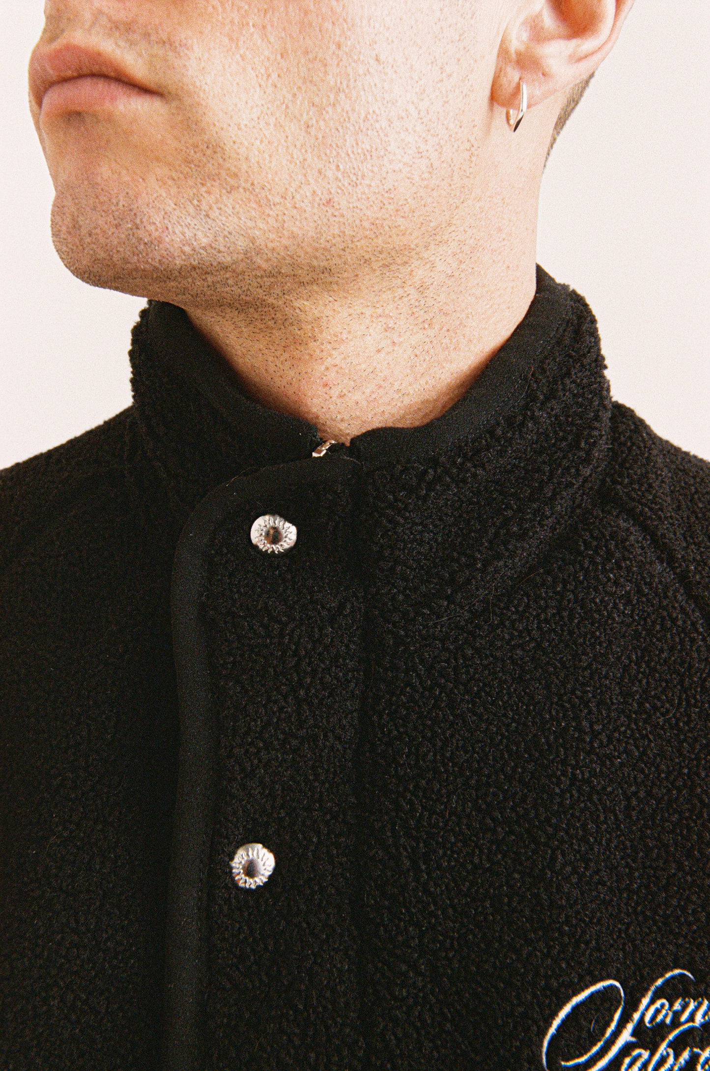 OUTPOST WIDE FLEECE | BLACK