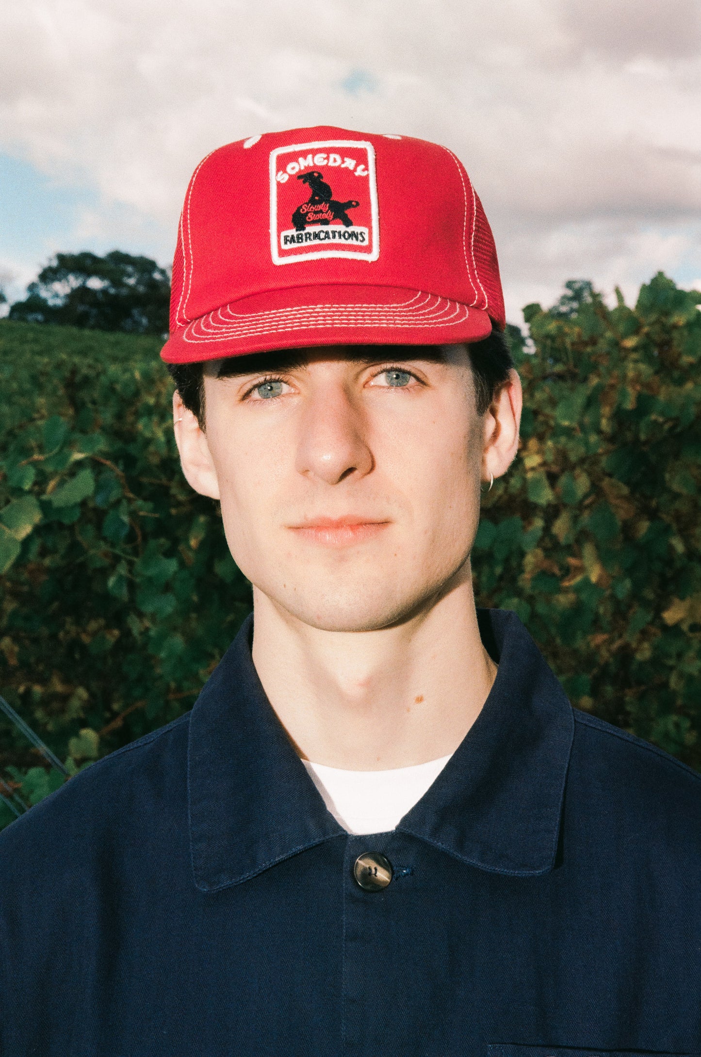 FARMHOUSE TRUCKER CAP | CHERRY RED