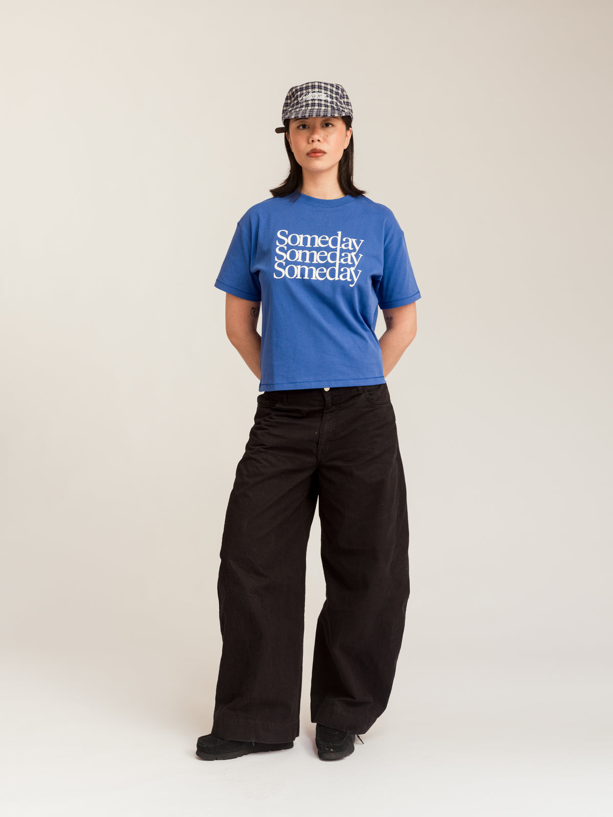 TRANSPARENCY TEE | AZURE BLUE