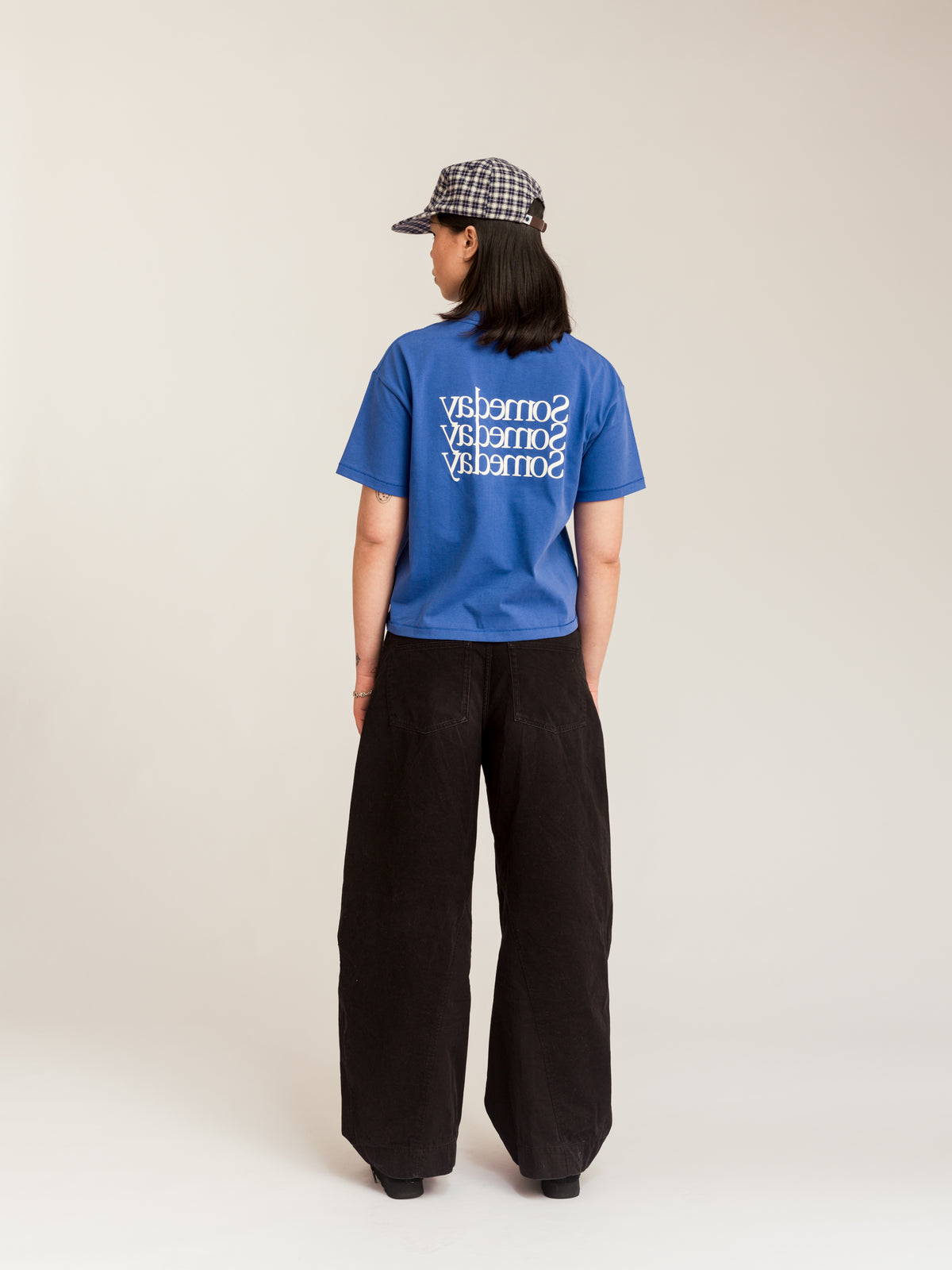 TRANSPARENCY TEE | AZURE BLUE