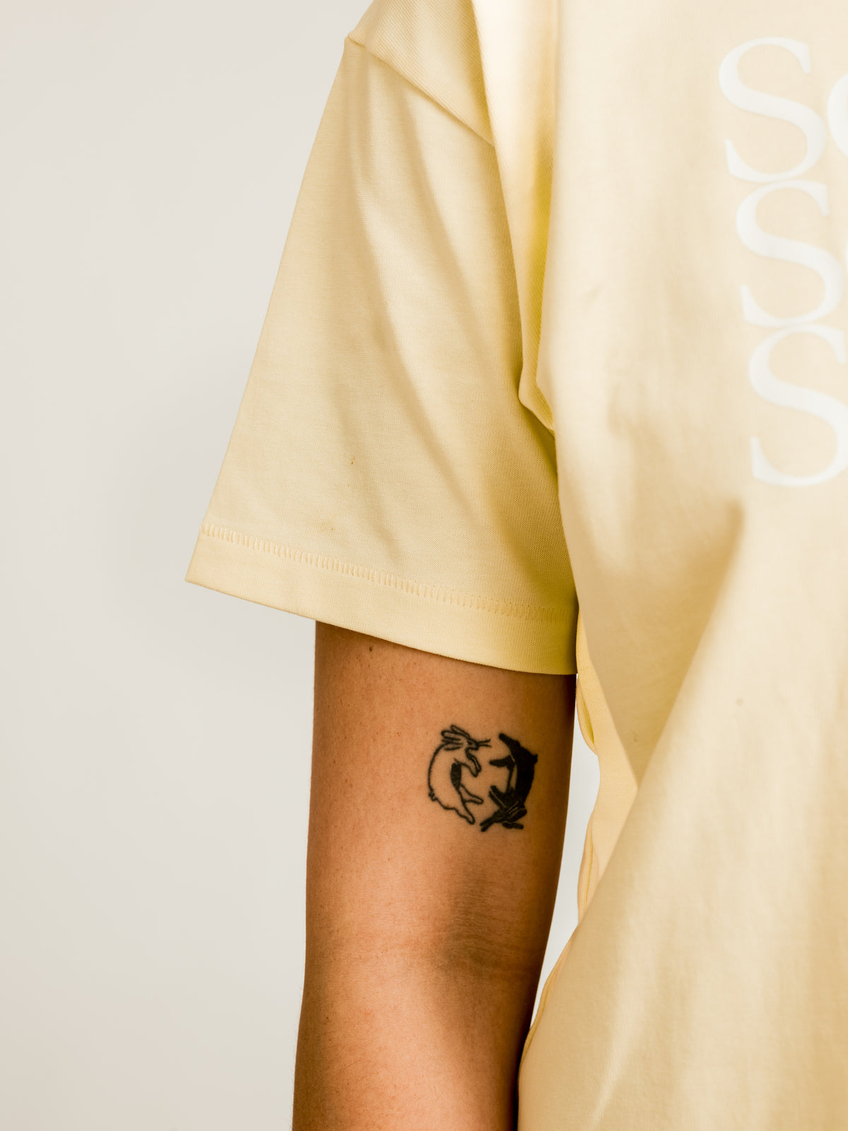 TRANSPARENCY TEE | BUTTER YELLOW
