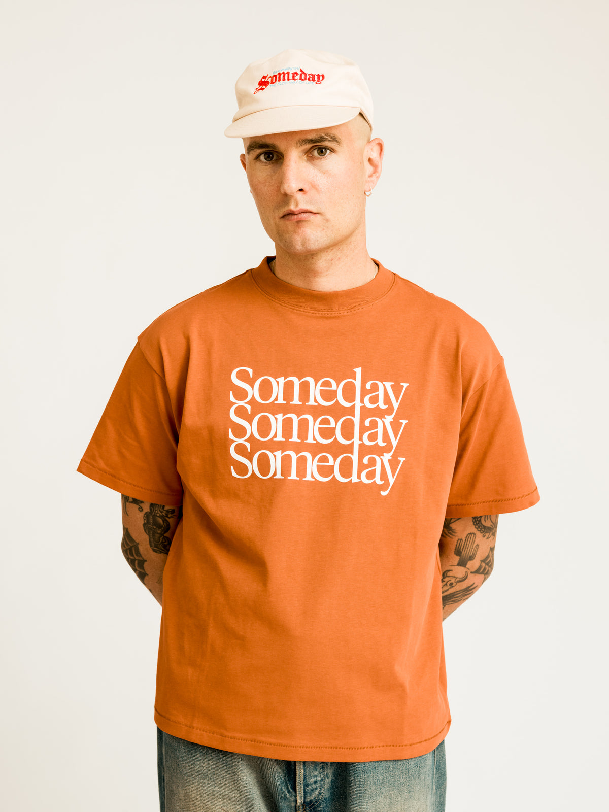 TRANSPARENCY TEE | RUST ORANGE