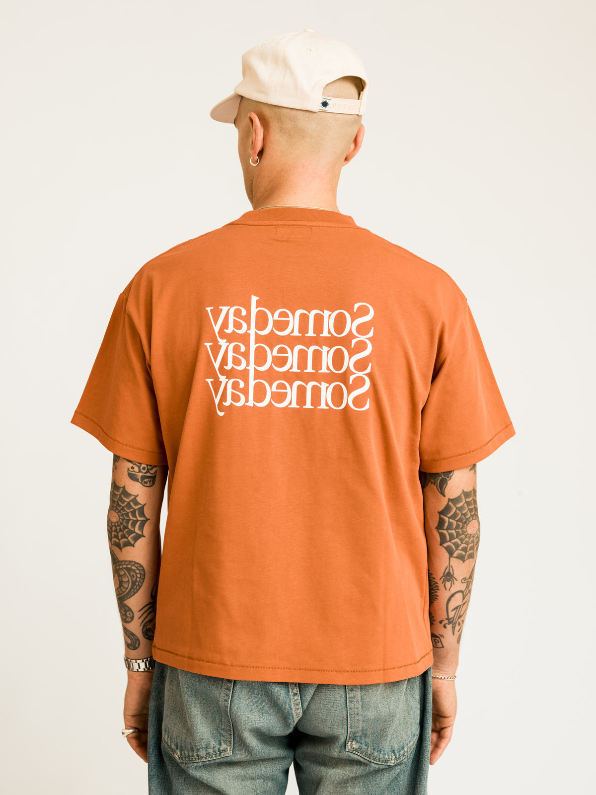 TRANSPARENCY TEE | RUST ORANGE