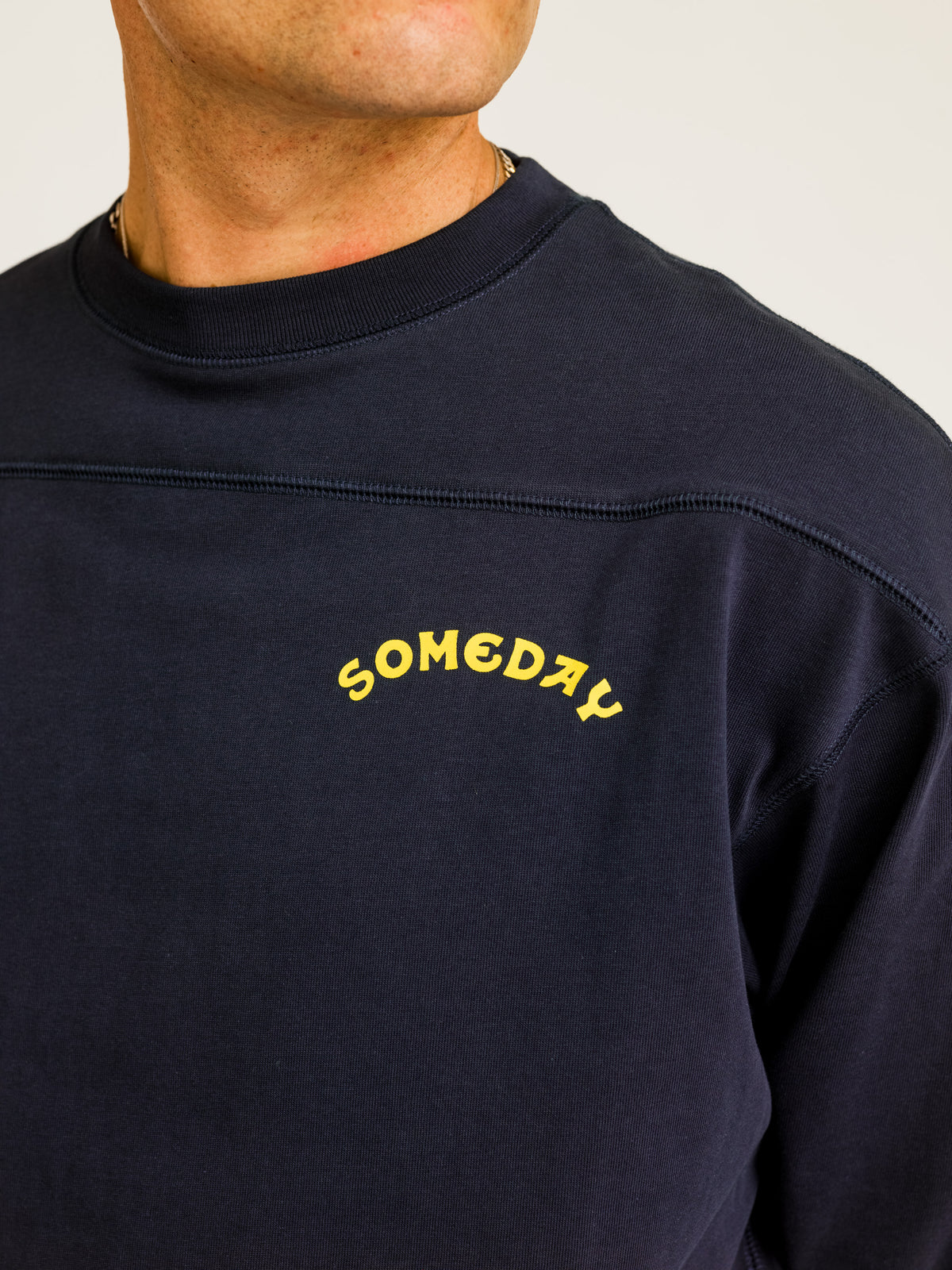 BLEACHER 3/4 SLEEVE TEE | NAVY