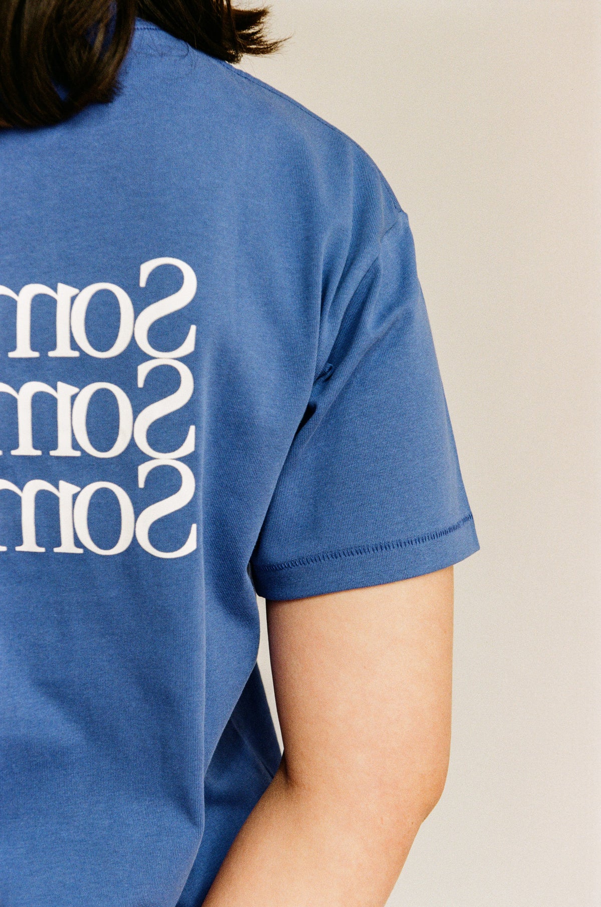 TRANSPARENCY TEE | AZURE BLUE