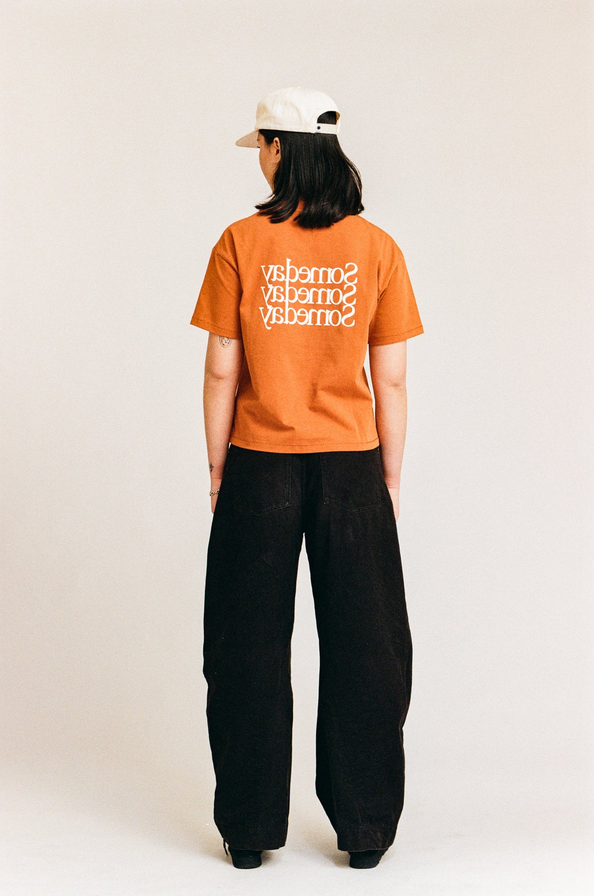 TRANSPARENCY TEE | RUST ORANGE