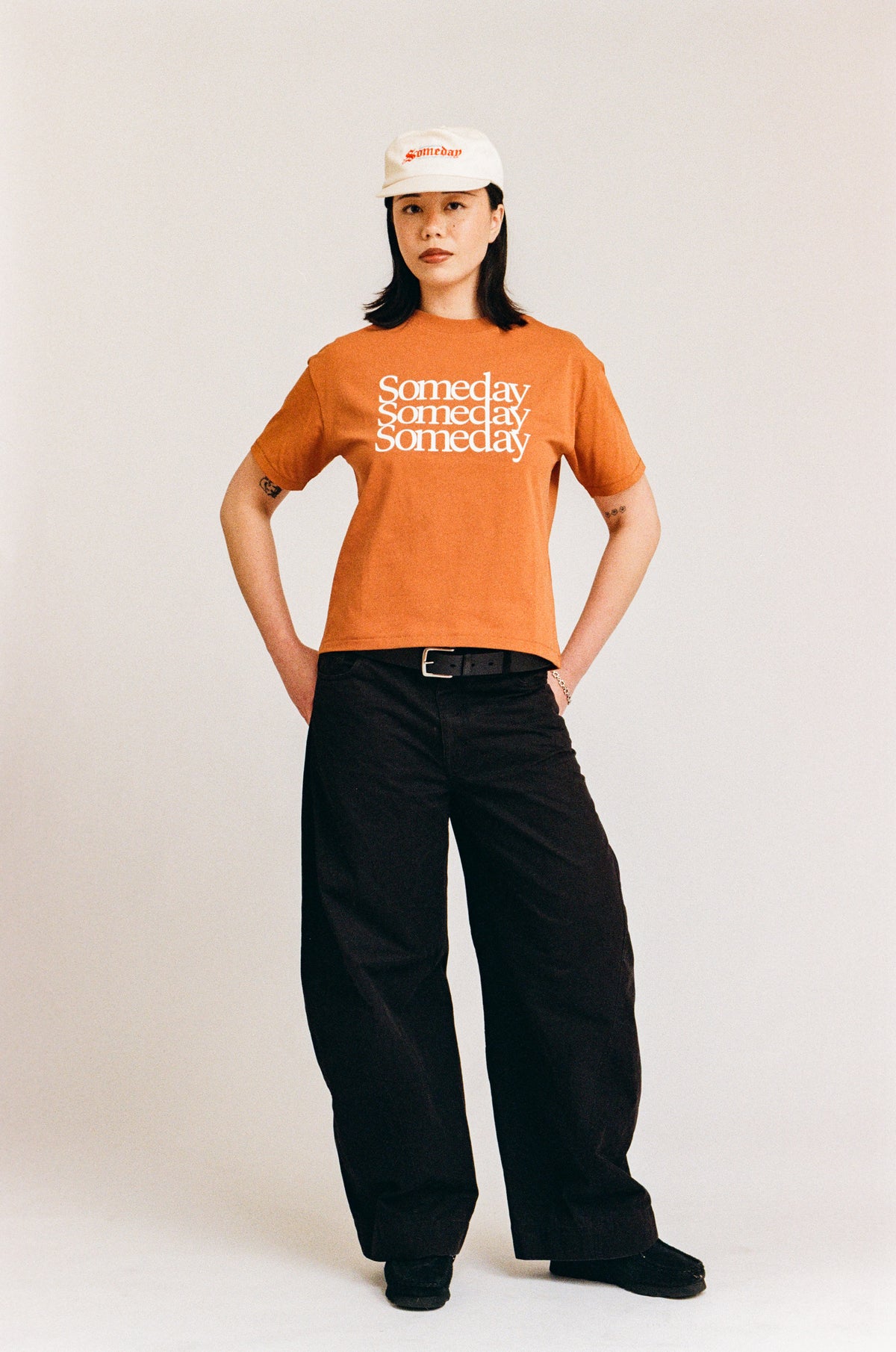 TRANSPARENCY TEE | RUST ORANGE