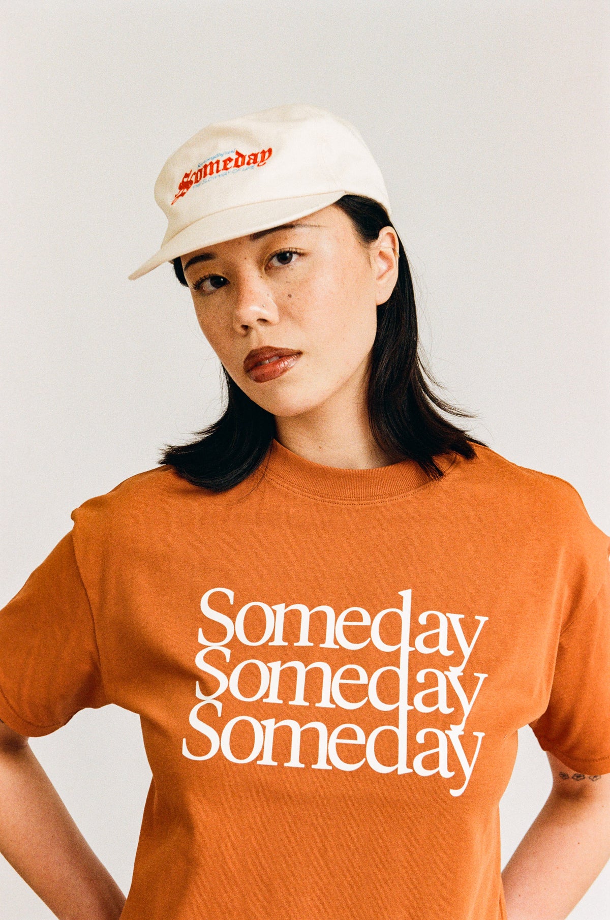 TRANSPARENCY TEE | RUST ORANGE