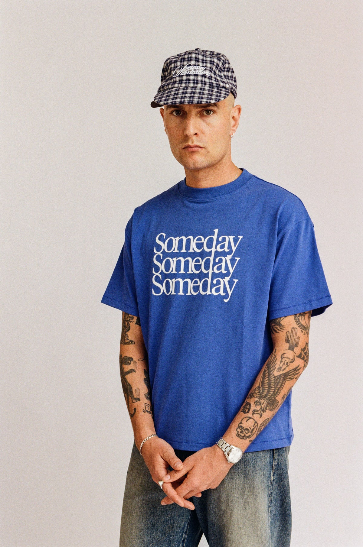 TRANSPARENCY TEE | AZURE BLUE