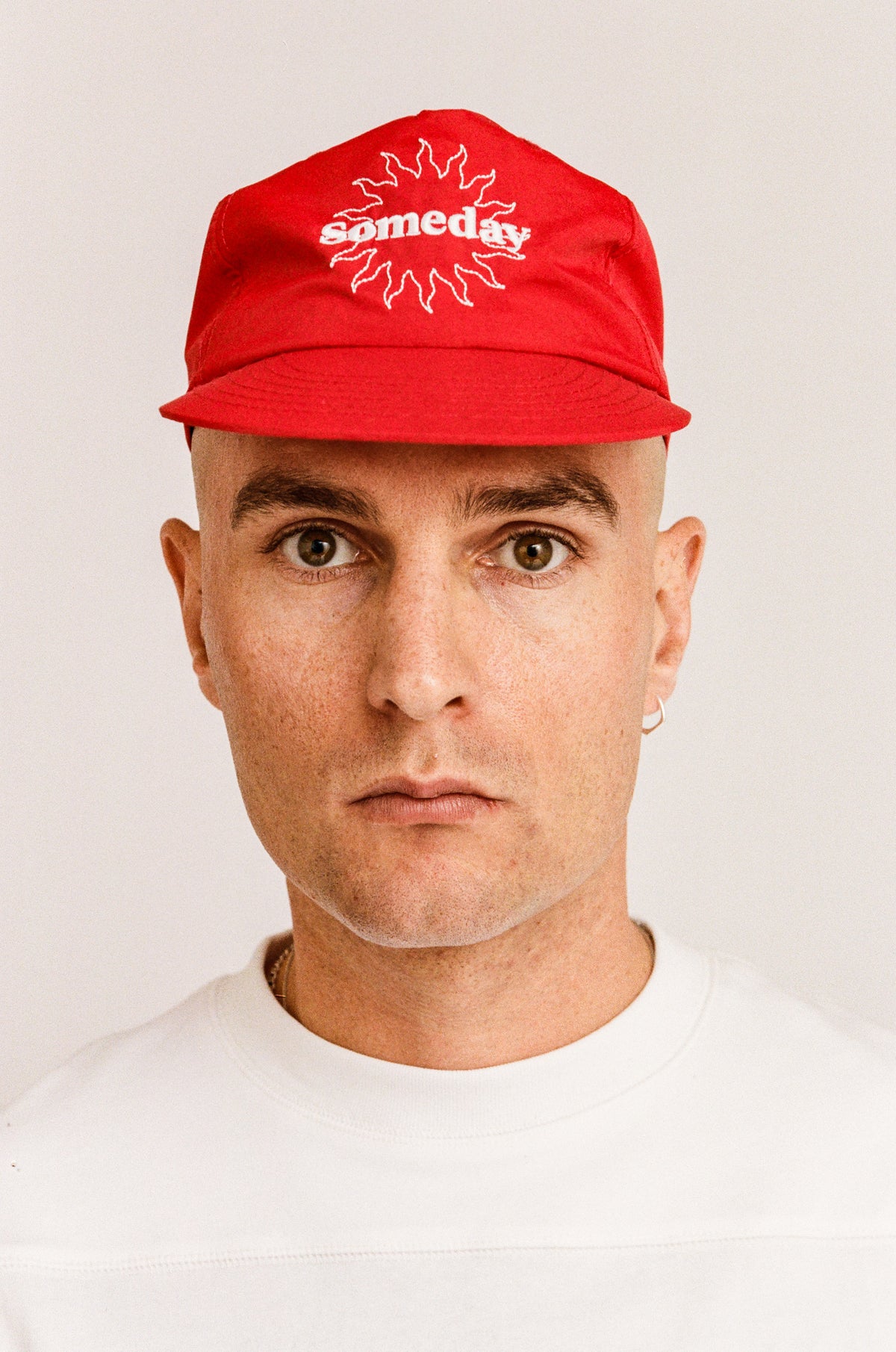 LOGO CAP | RED NYLON