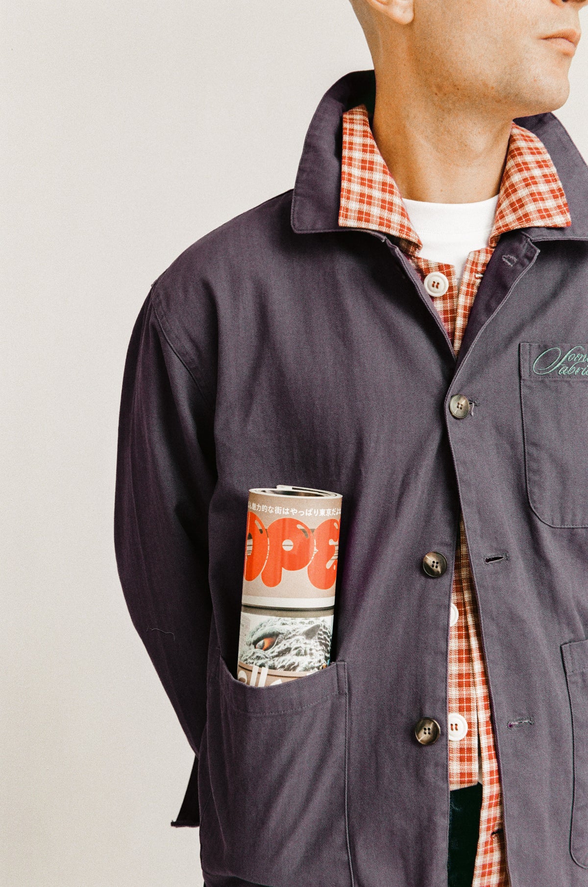 EVERYWEAR CHORE COAT | WASHED INDIGO