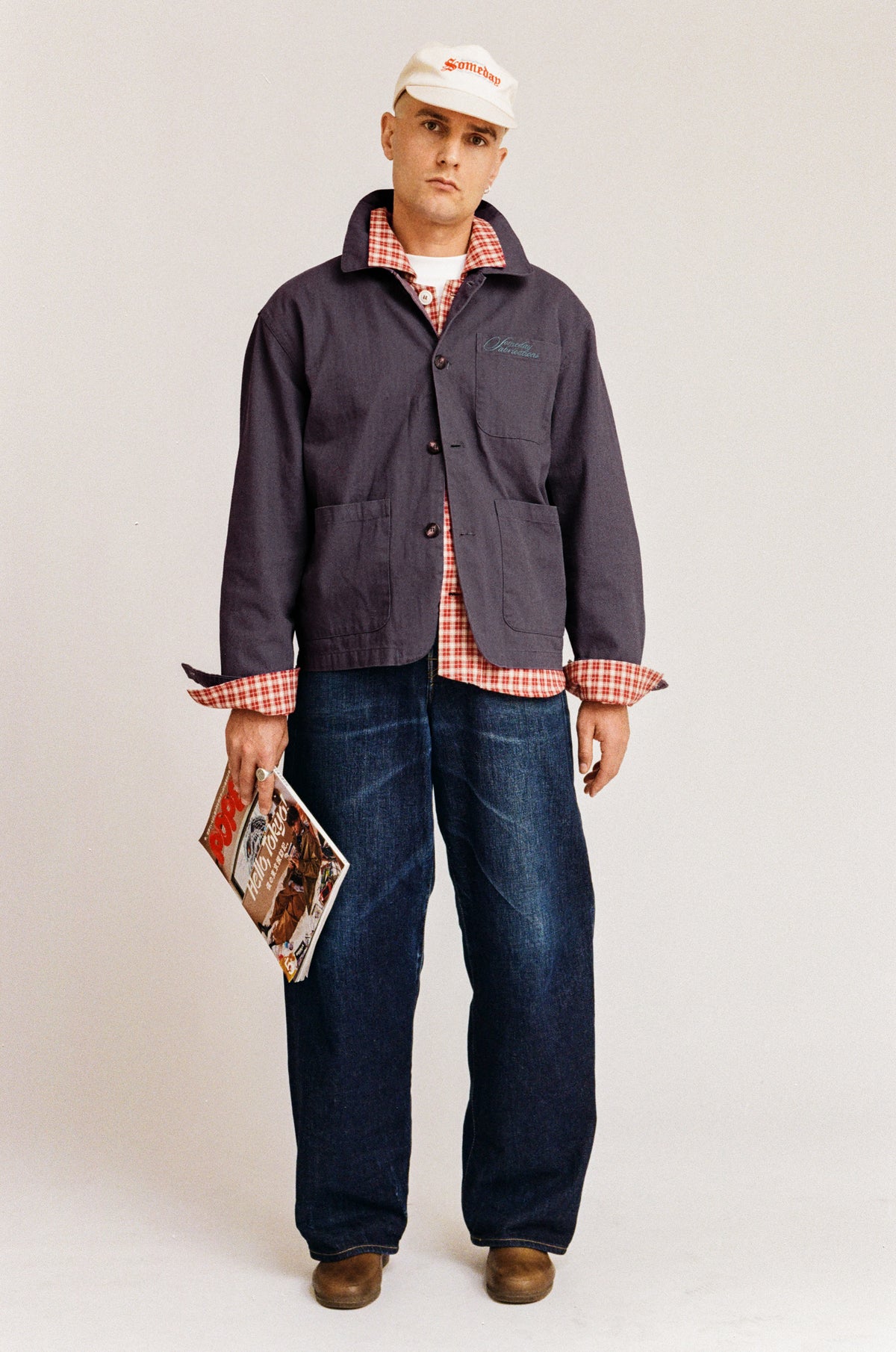 EVERYWEAR CHORE COAT | WASHED INDIGO