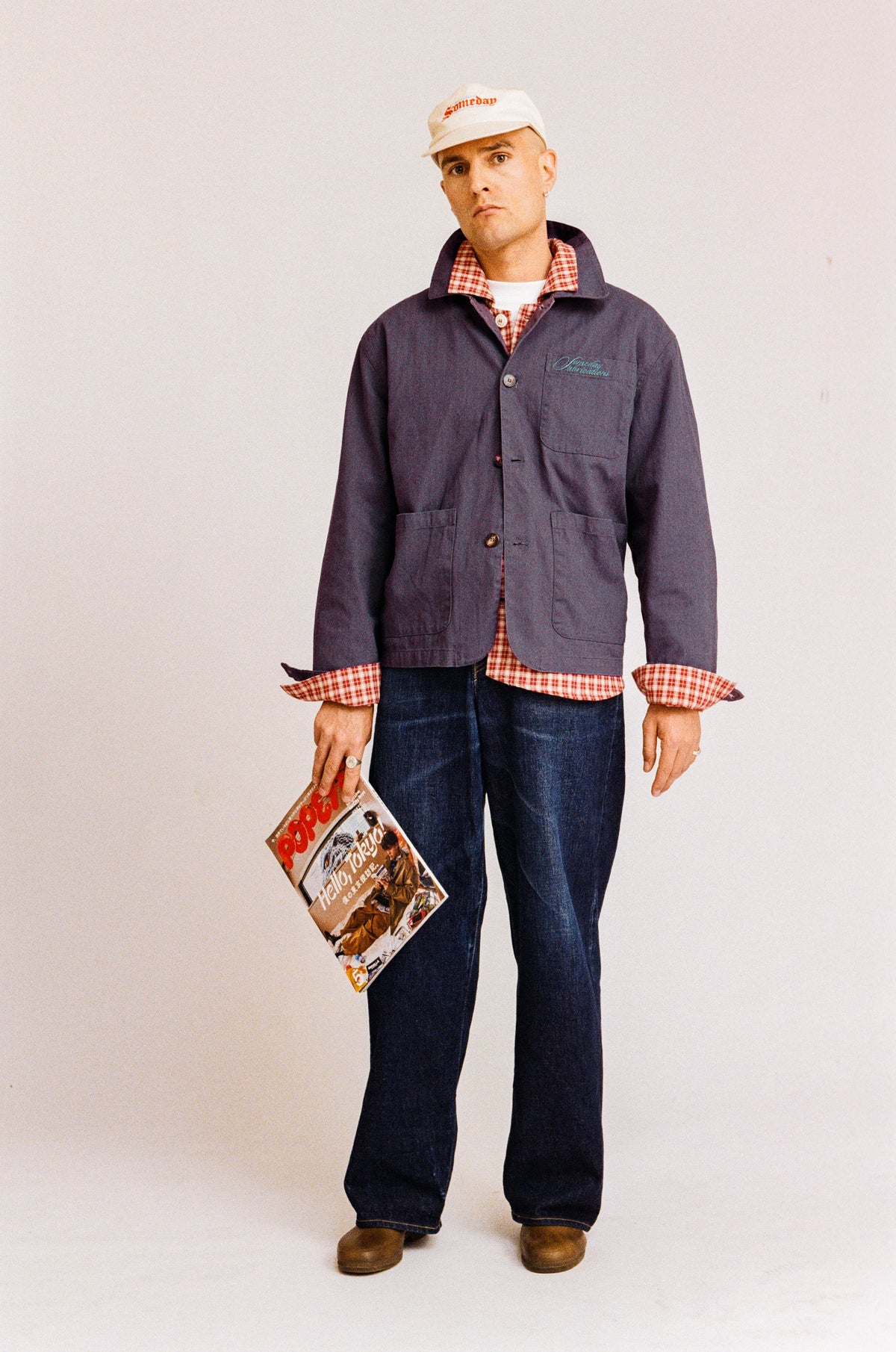 EVERYWEAR CHORE COAT | WASHED INDIGO