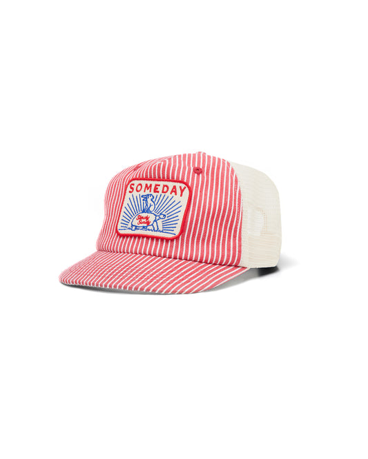 HICKORY TRUCKER CAP | RED