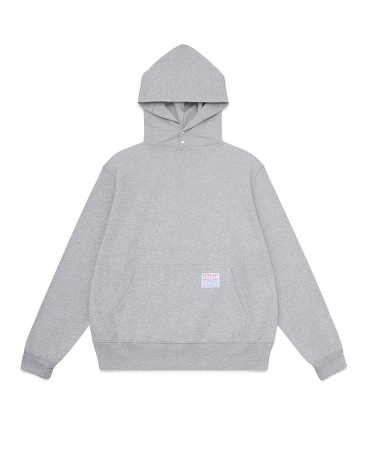 50's SNAP HOODIE | HEATHER GREY