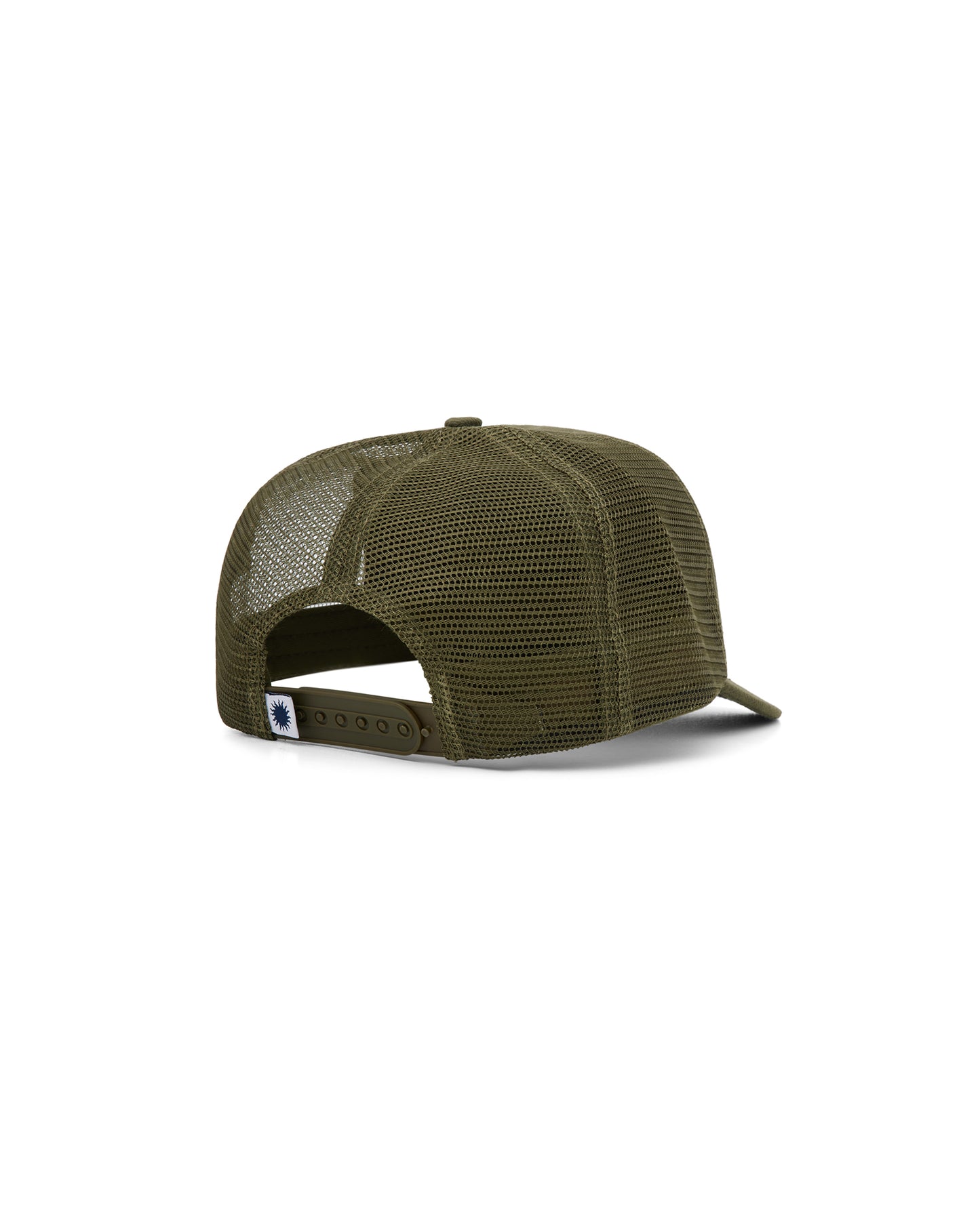 SCRIPT HBT TRUCKER CAP | OLIVE
