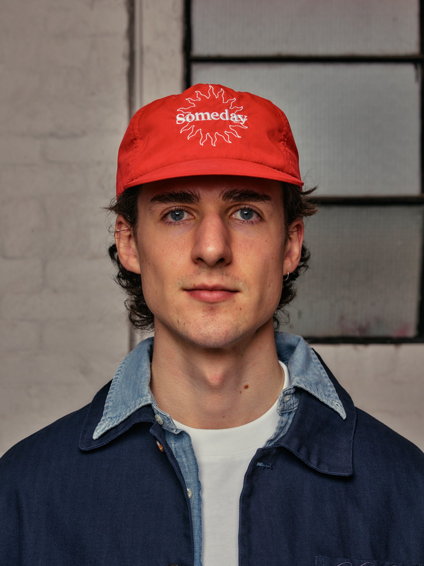 LOGO CAP | RED NYLON