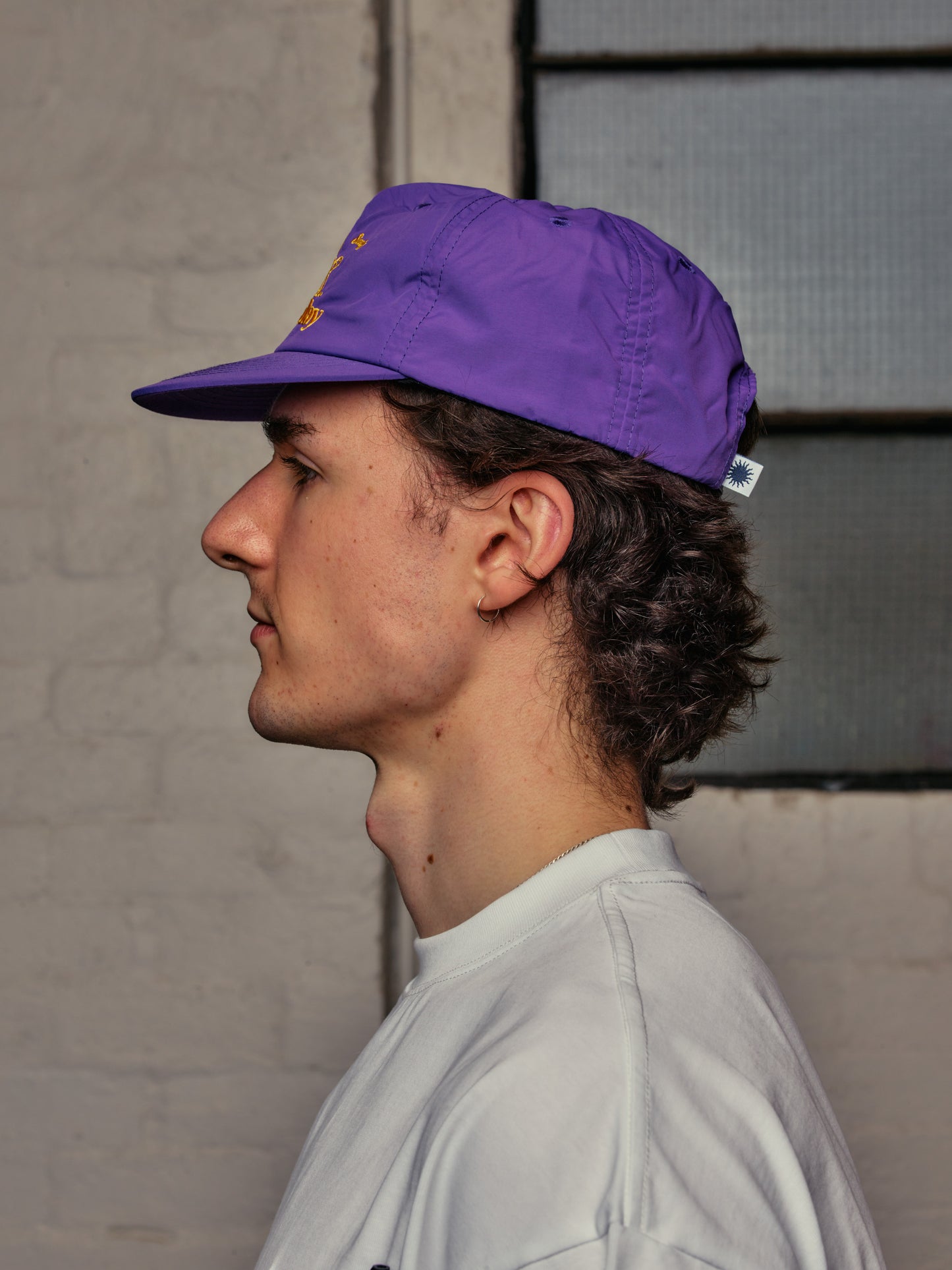 SLOWLY SURELY NYLON CAP | PURPLE