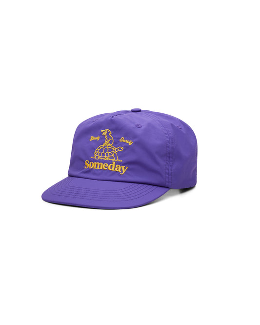 SLOWLY SURELY NYLON CAP | PURPLE
