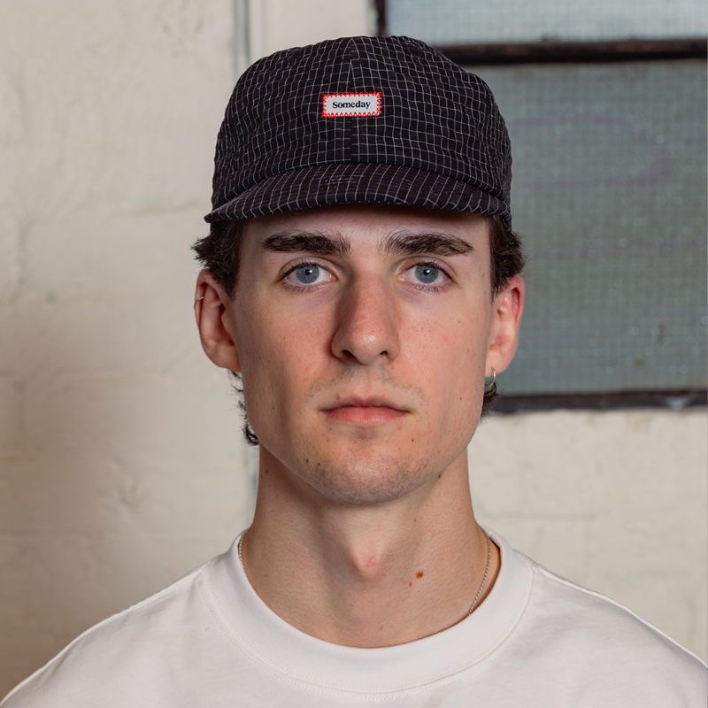 GRID BENDY BRIM | CHECKERED BLACK