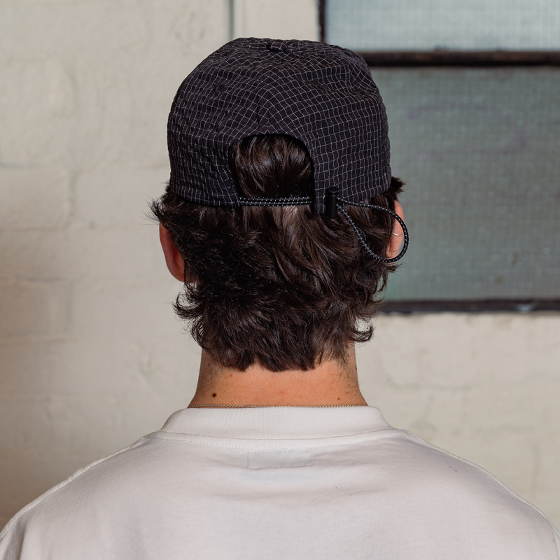 GRID BENDY BRIM | CHECKERED BLACK