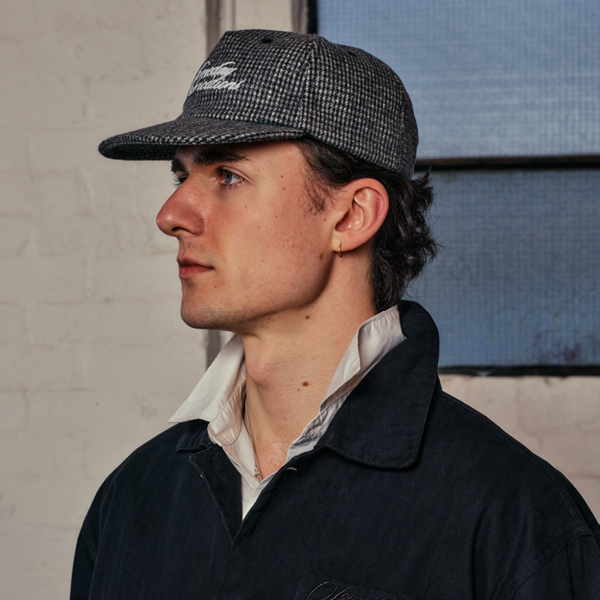 SCRIPT BALLCAP | HOUNDSTOOTH