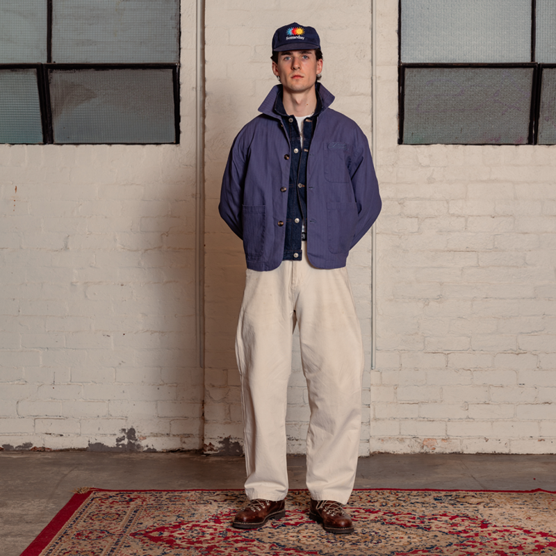 EVERYWEAR CHORE COAT | WASHED INDIGO