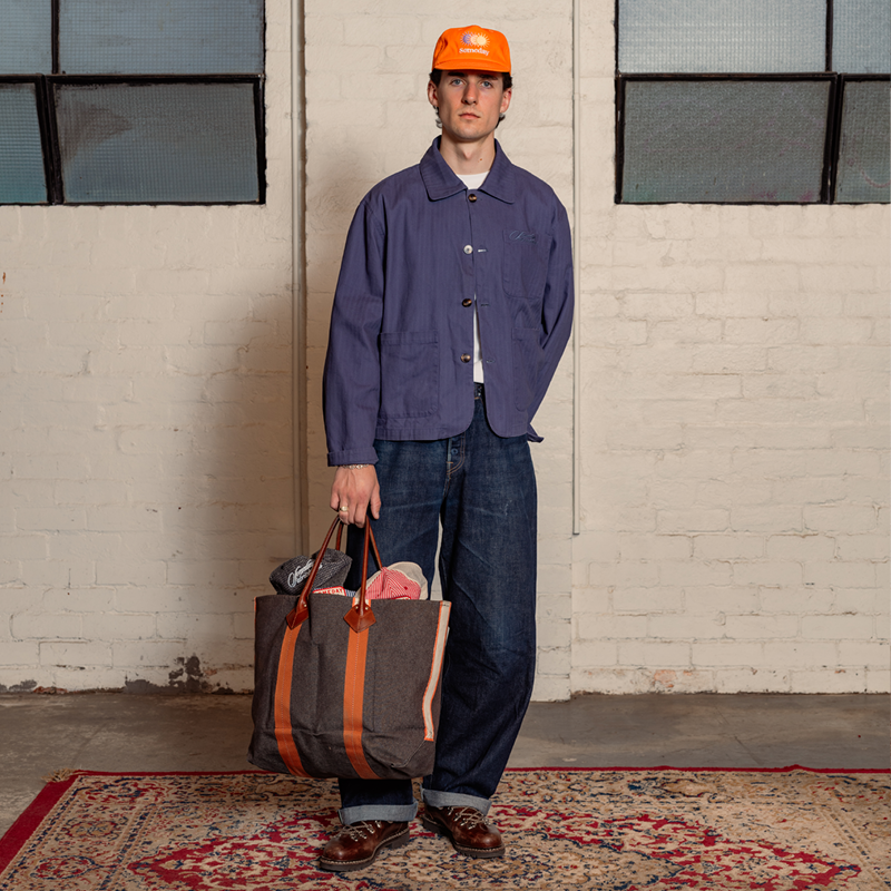 EVERYWEAR CHORE COAT | WASHED INDIGO