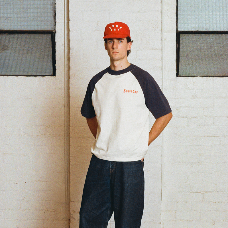 RAGLAN TEE | VINTAGE NAVY