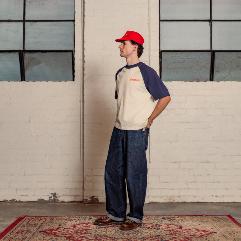 RAGLAN TEE | VINTAGE NAVY